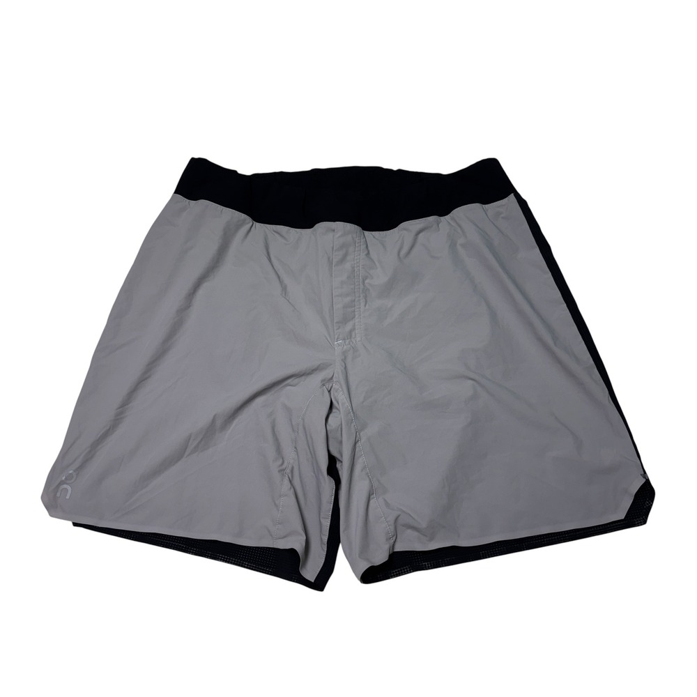 On Running Lightweight Mens W30 L8 Grey Black Perforated Mesh Athletic Running